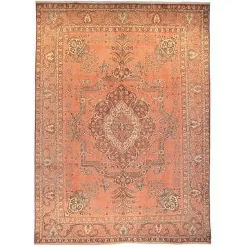 One Of The Kind Persian Tabriz Rug 10'11" x 7'10"